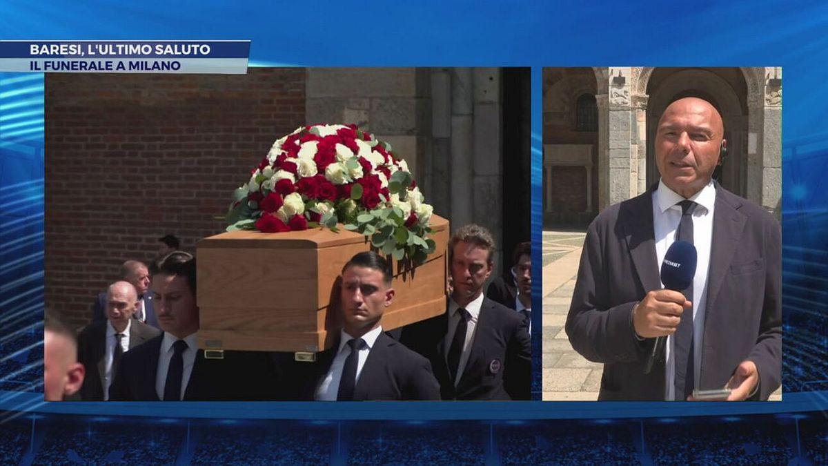 Raimondi: "Funerali Baresi, tantissimi i campioni in lacrime. Sono crollati, si sostenevano a vicenda"