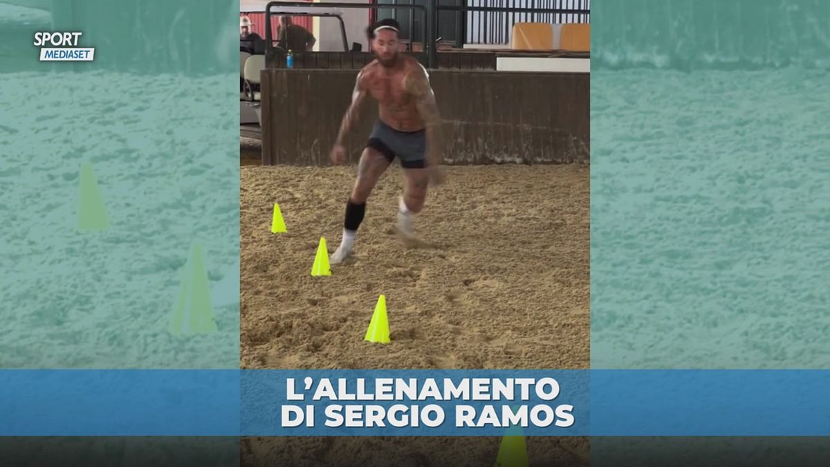 Sergio Ramos non si ferma: il suo duro allenamento