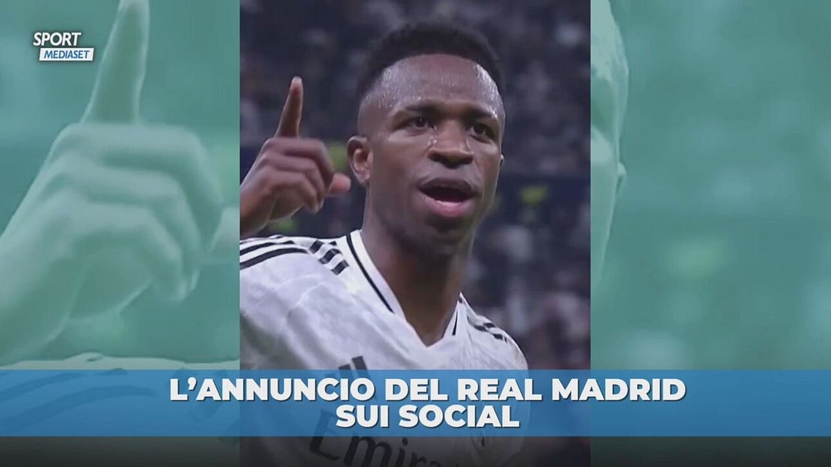 Vinicius rinnova con il Real Madrid fino al 2032: l'annuncio