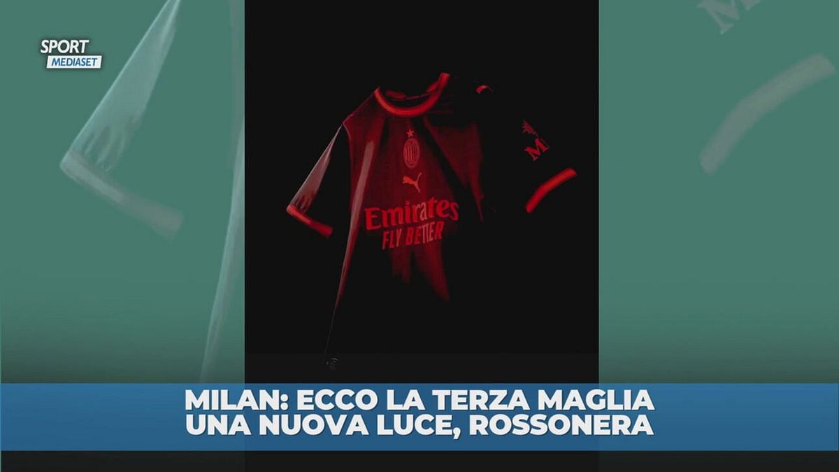 Il Milan presenta la terza maglia