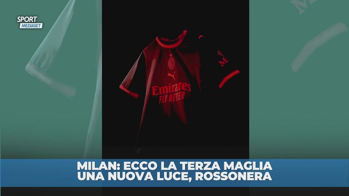 Il Milan presenta la terza maglia