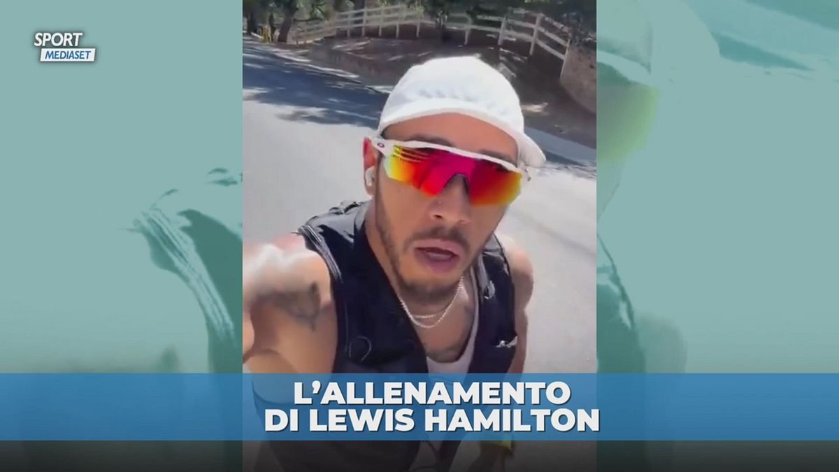 Hamilton non si ferma nella pausa estiva della Formula 1: il suo allenamento