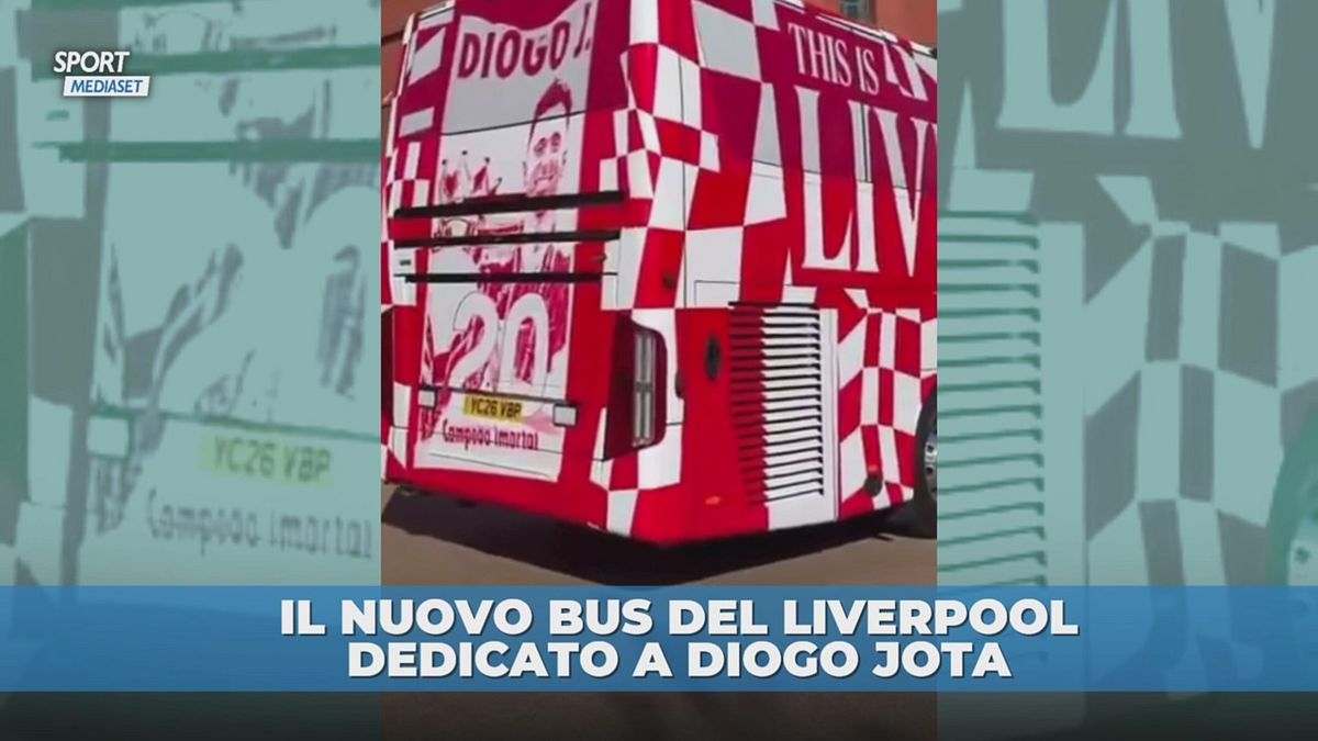 D. Jota viaggerà sempre insieme al Liverpool: la sua foto sul nuovo bus