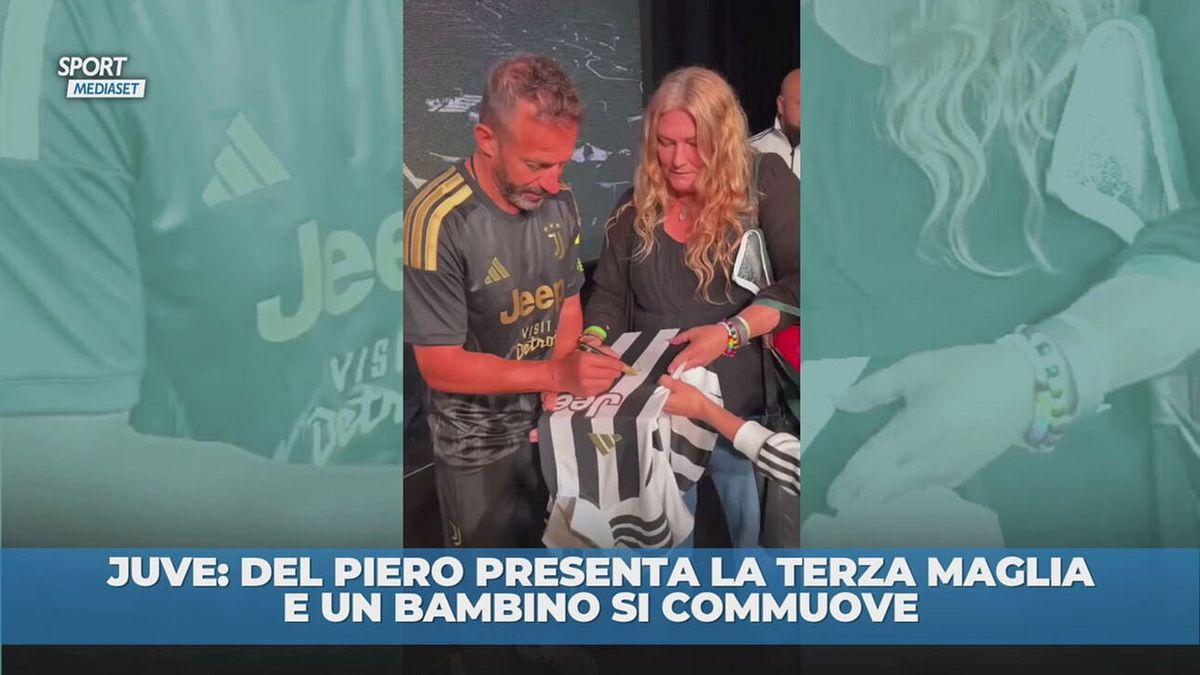 Del Piero e la terza maglia Juve