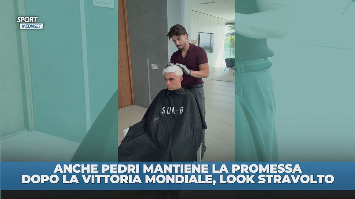 Nuovo look per Pedri