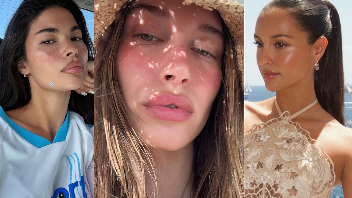 Sunburn make up: la modella e content creator Aisha Potter, Hailey Bieber e Alexandra Leclerc dai rispettivi account ufficiali su Instagram