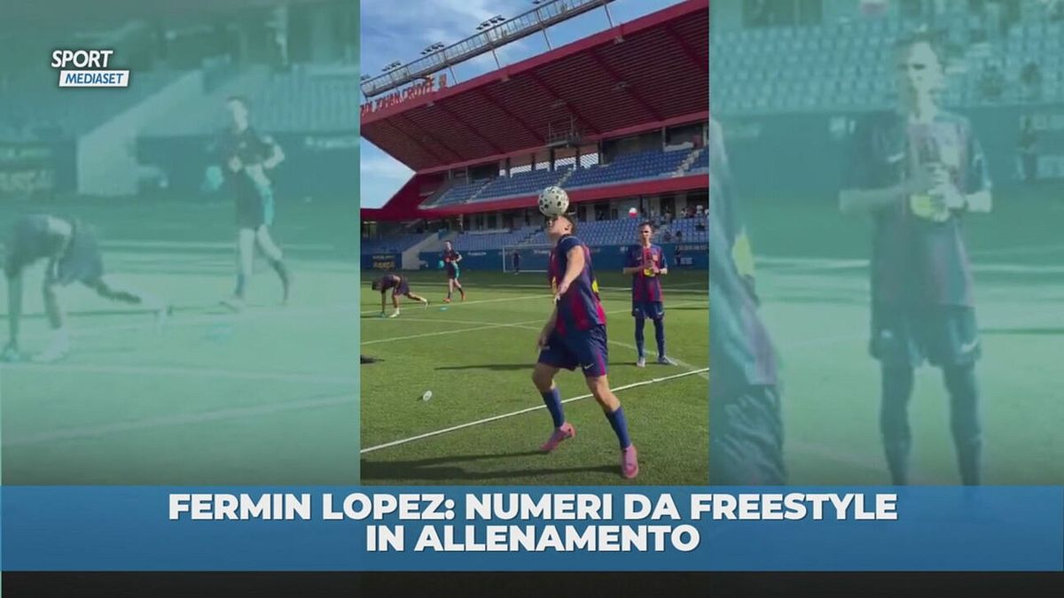 Fermin Lopez in versione freestyle