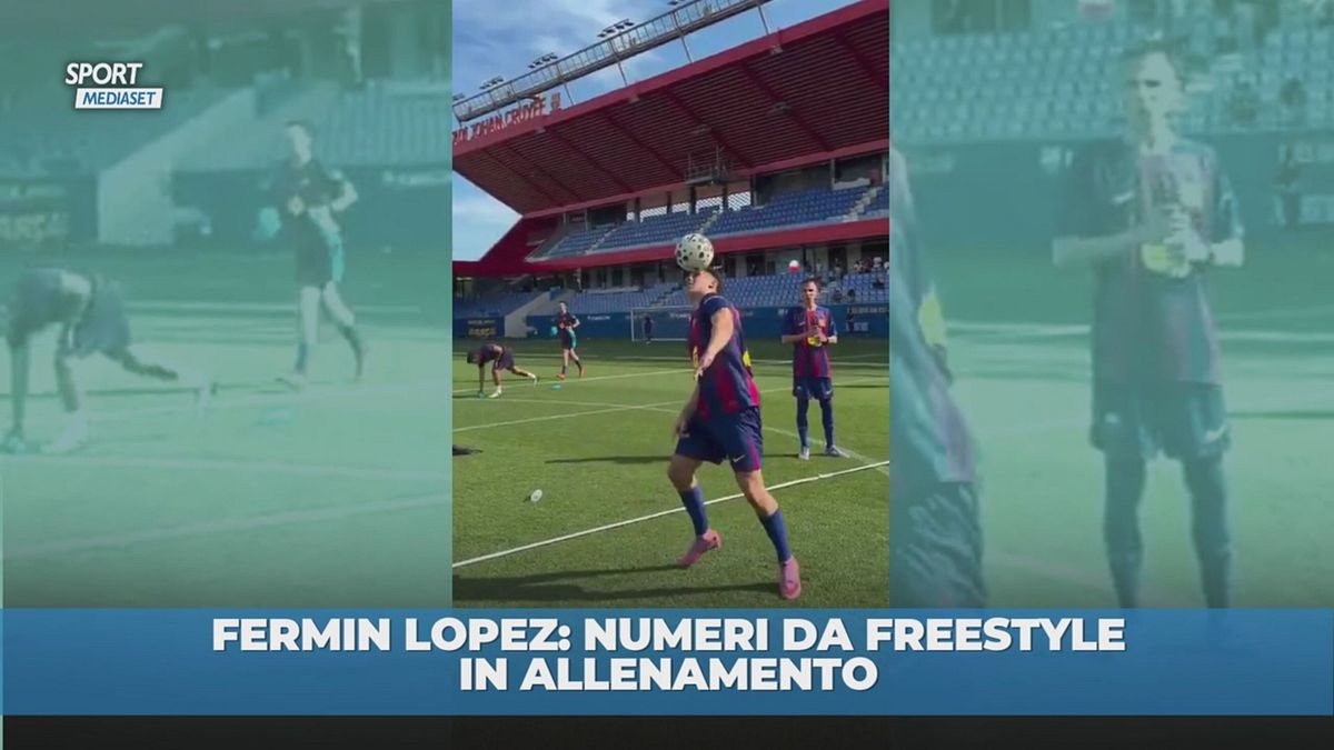 Fermin Lopez in versione freestyle