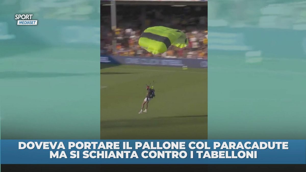Paracadutista contro i tabelloni