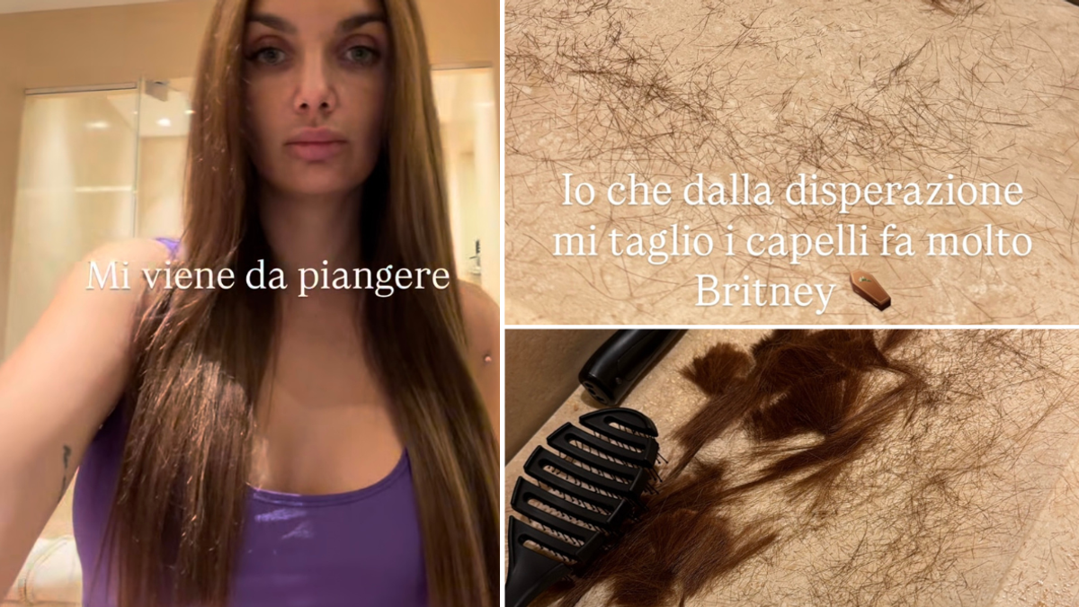  Elettra si taglia i capelli dopo una decolorazione andata male