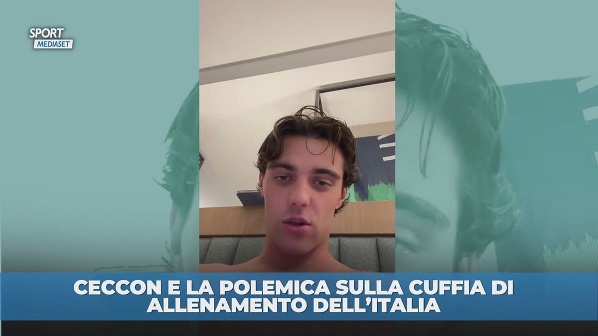 Ceccon: polemica sulla cuffia di allenamento