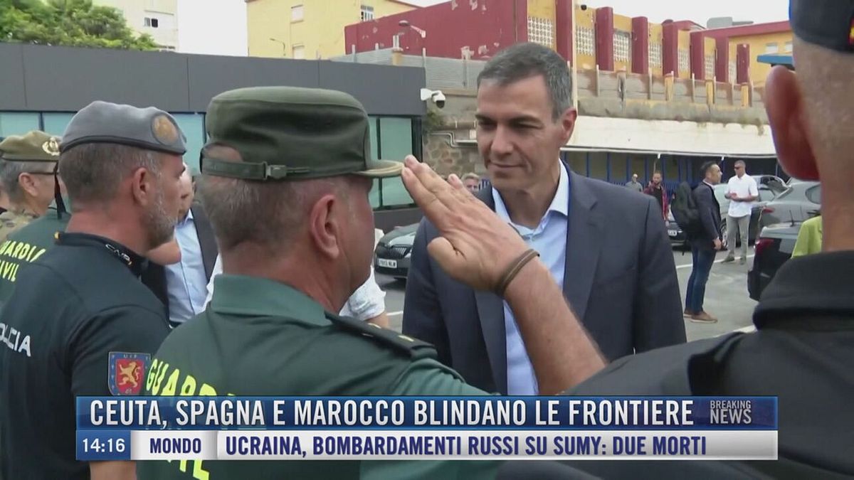 Breaking News delle 14.00 | Ceuta, Spagna e Marocco blindano le frontiere