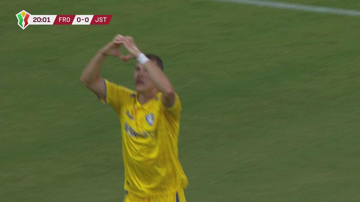 20' | Gol di Kvernadze (Frosinone-Juve stabia 1-0)