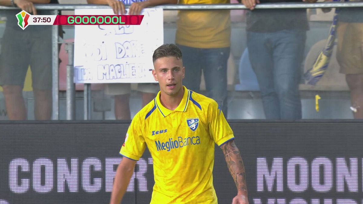 38' | Gol di Raimondo (Frosinone-Juve stabia 3-0)