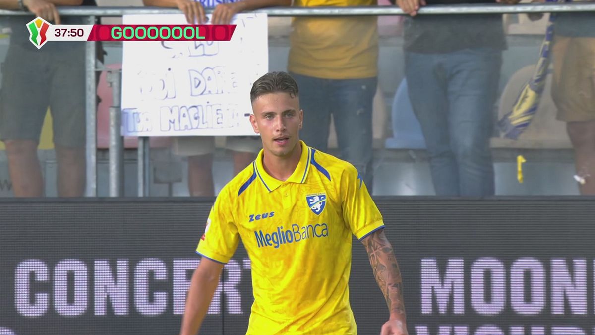 38' | Gol di Raimondo (Frosinone-Juve stabia 3-0)