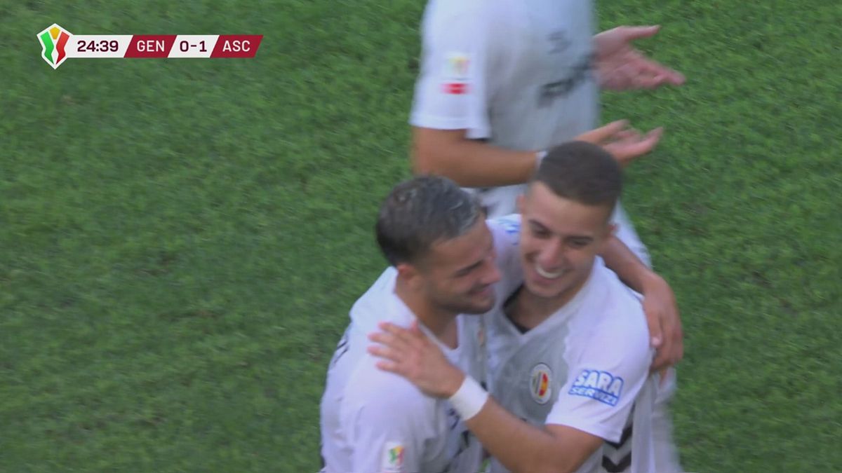 25' | Gol di Silipo (Genoa-Ascoli 0-1)