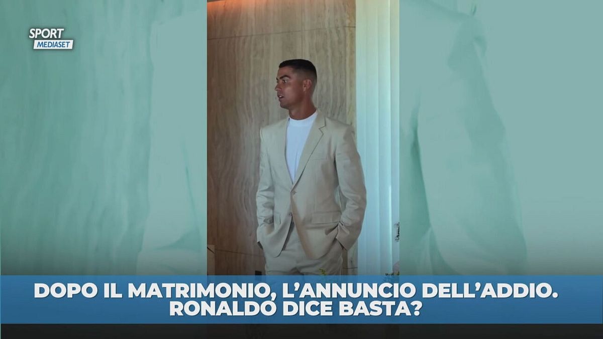 Ronaldo: l'annuncio dell'addio
