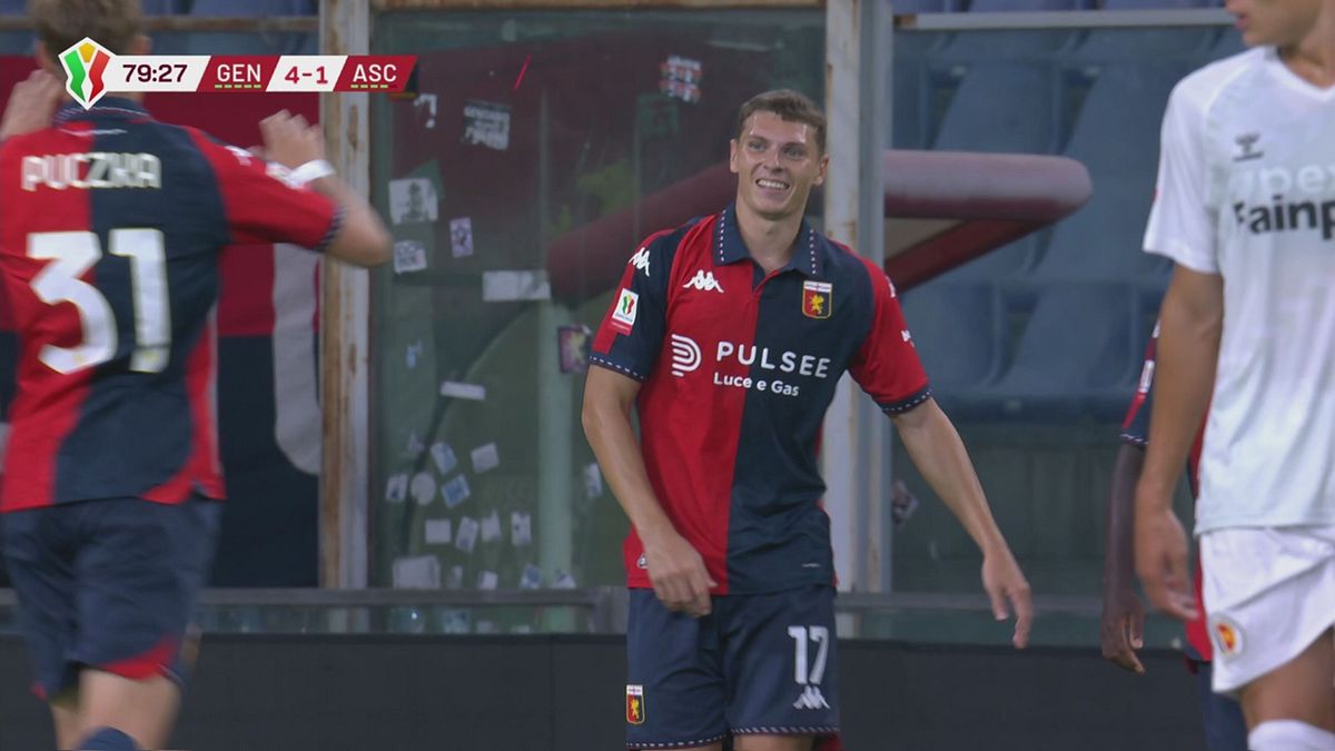 80' | Gol di Havel (Genoa-Ascoli 4-1)