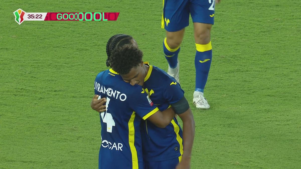 36' | Gol di Sarr (Verona-Entella 2-1)