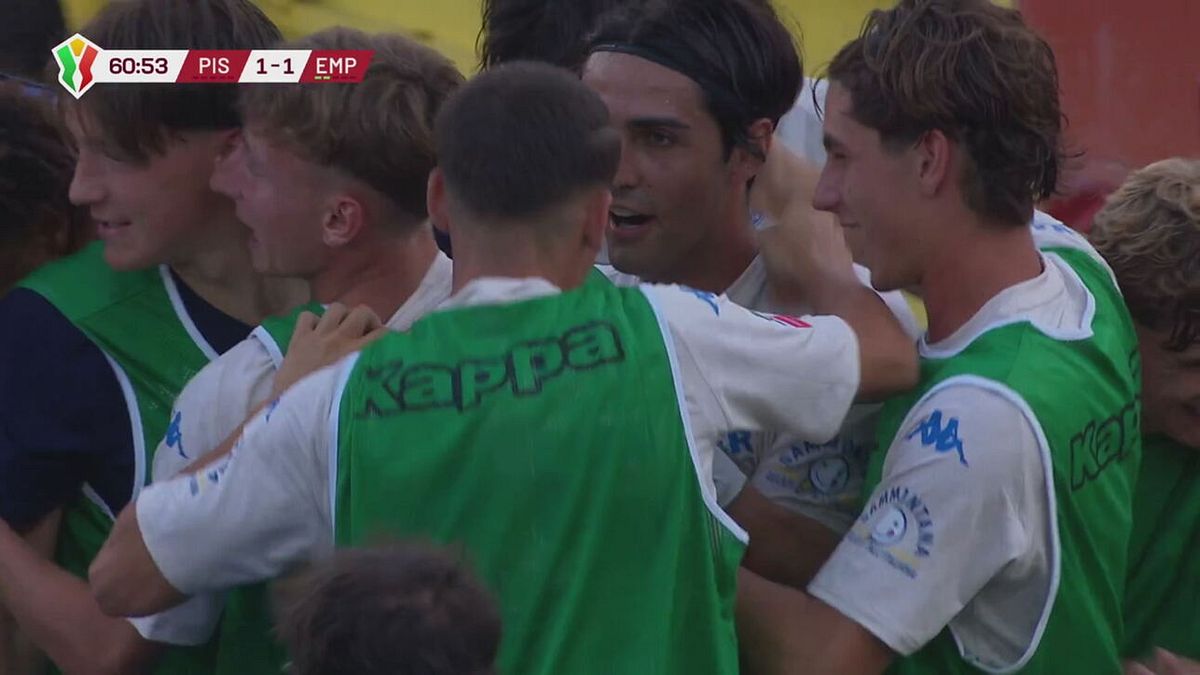 Saporiti riporta in partita i suoi, Pisa 1-1 Empoli