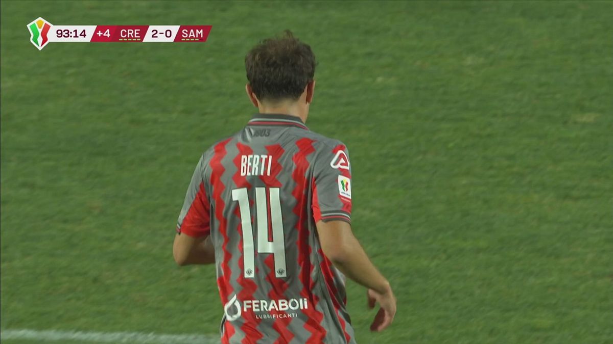 Ripartenza di Berti e raddoppio per la Cremonese a tempo scaduto