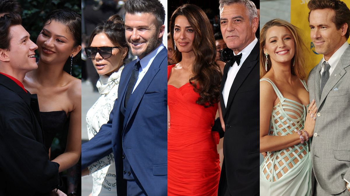 Tom Holland e Zendaya, David e Victoria Beckham, Amal e George Clooney, Ryan Reynolds e Blake Lively
