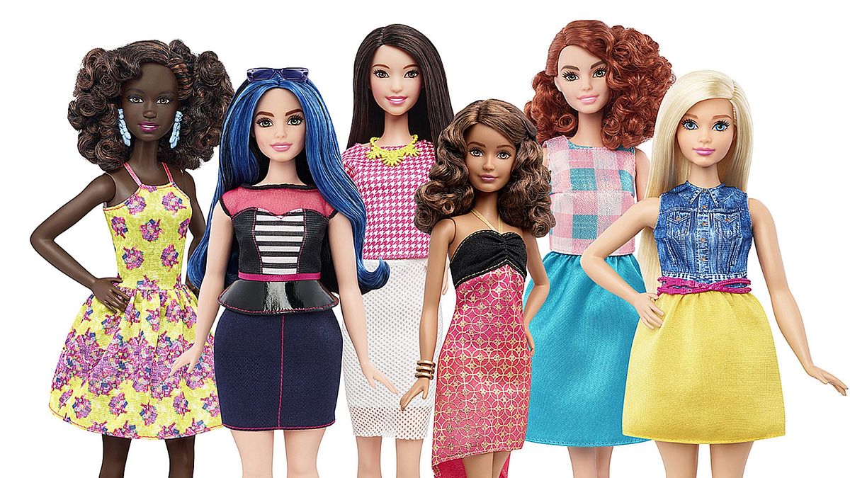 Le barbie della linea "Fashonista" lanciate nel 2016