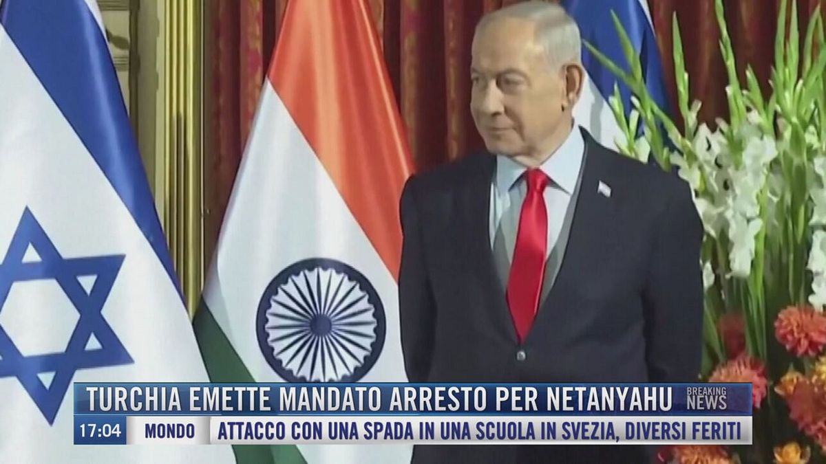 Breaking News delle 17.00 | Turchia emette mandato arresto per Netanyahu