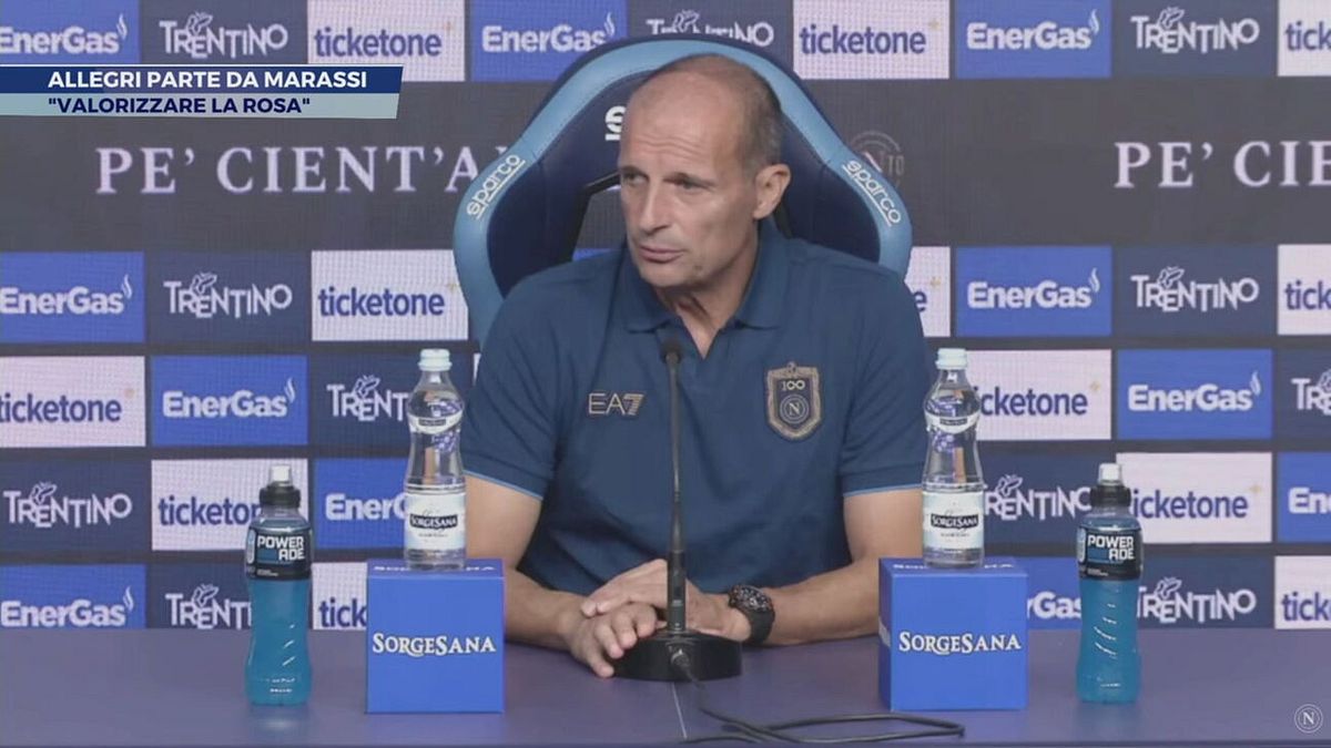 Allegri parte da Marassi