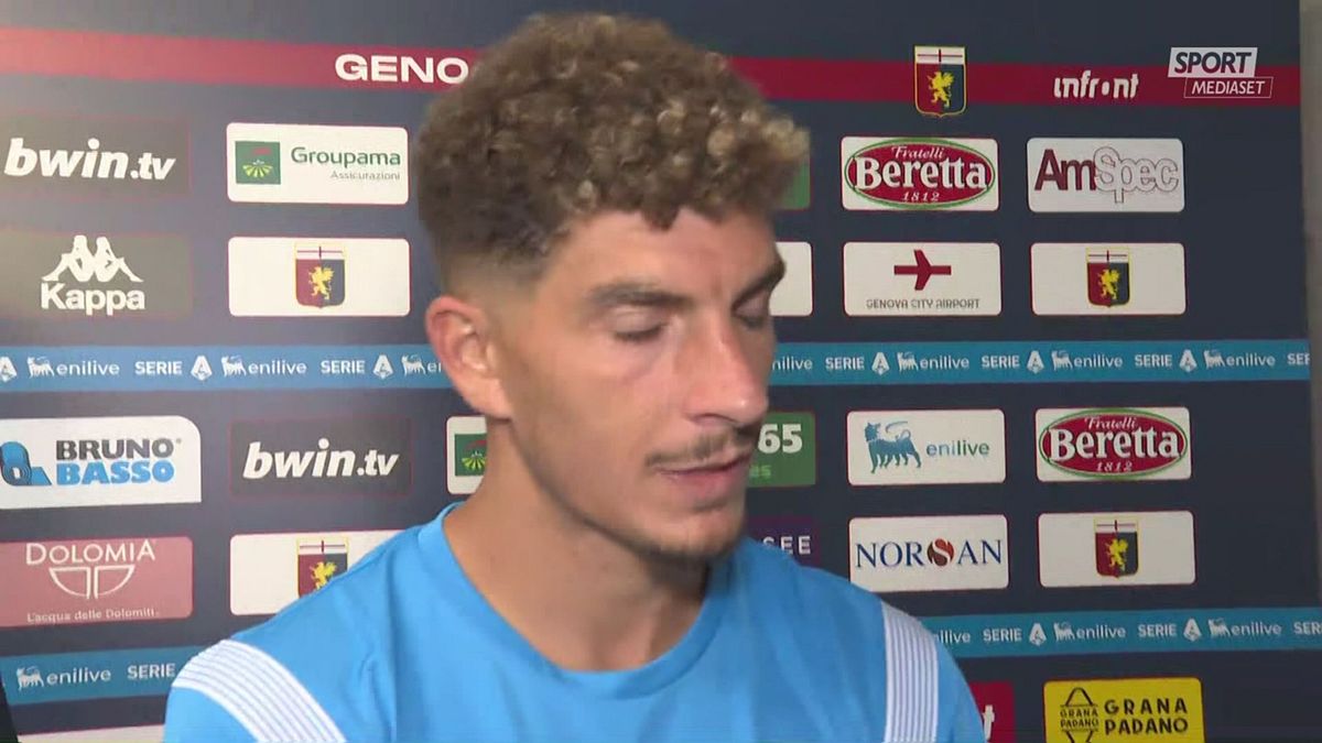 DICH DI LORENZO POST GENOA-NAPOLI 22/8 DICH