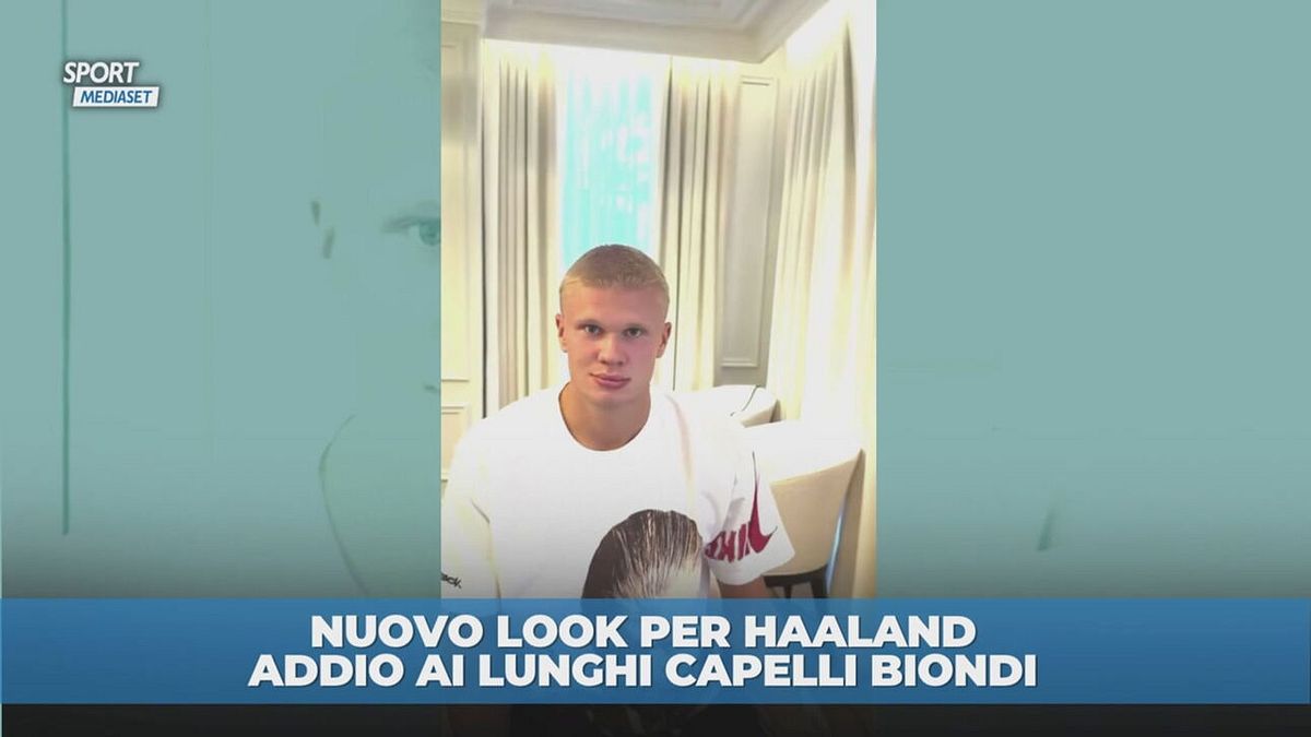 Nuovo look per Haaland