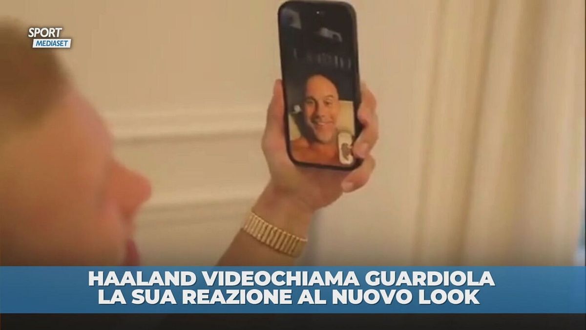 Guardiola reagisce così al nuovo look di Haaland