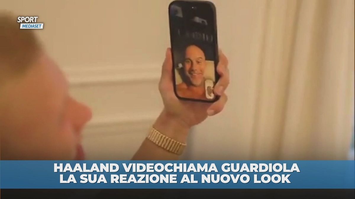 Guardiola reagisce così al nuovo look di Haaland