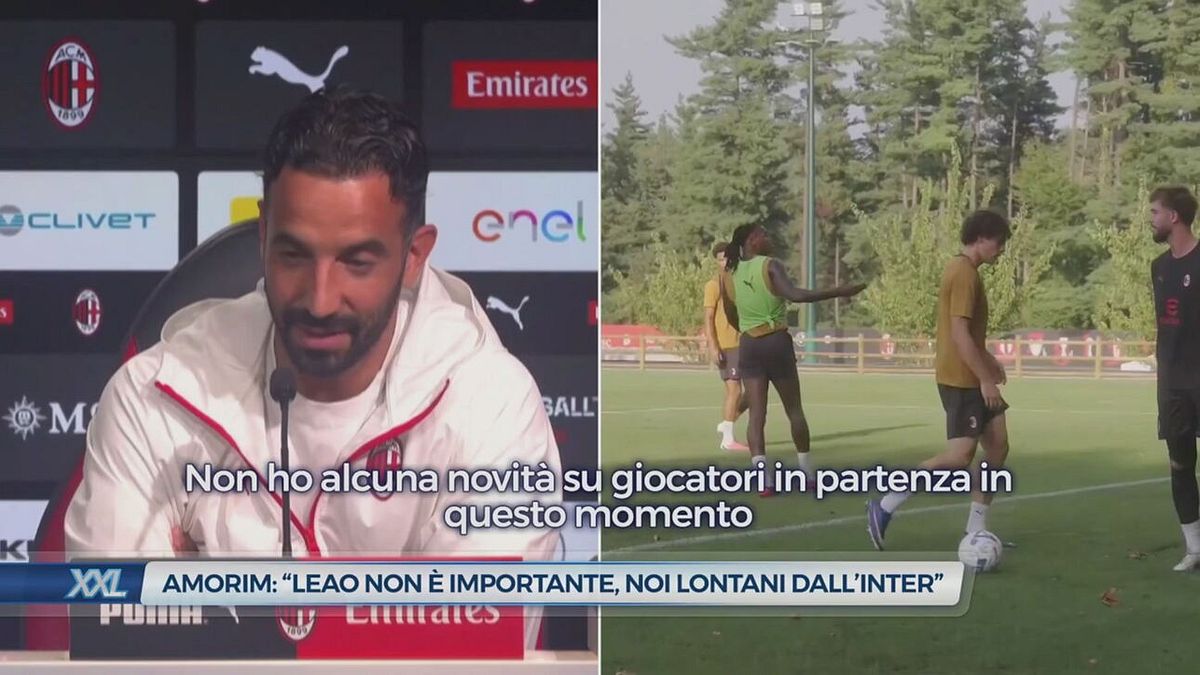 Amorim: "Leao non è importante, noi lontani dall'Inter"