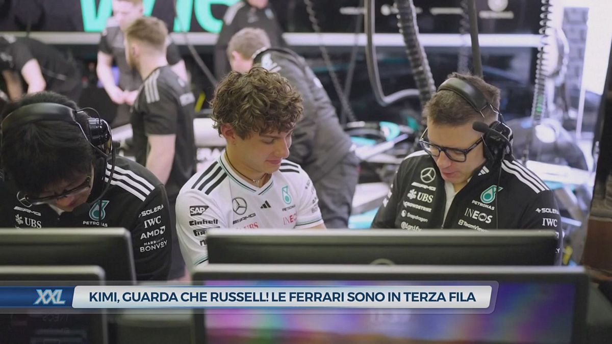 Kimi, guarda che Russell!