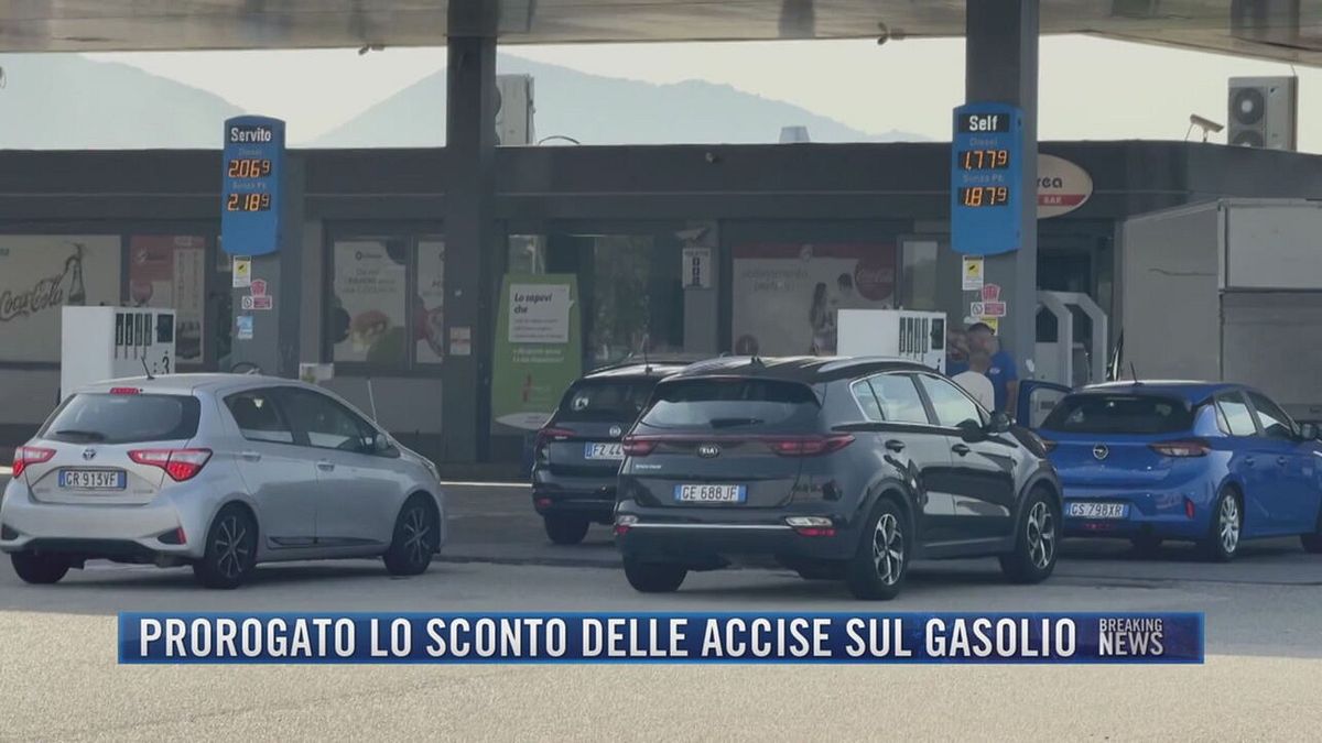Breaking News delle 21.30|  Prorogato lo sconto delle accise sul gasolio