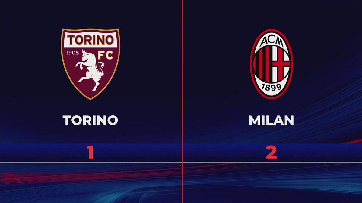 Torino-Milan 1-2: gli highlights