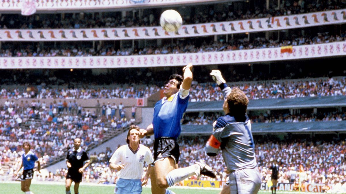 Argentina-Inghilterra e la Mano de Dios di Maradona