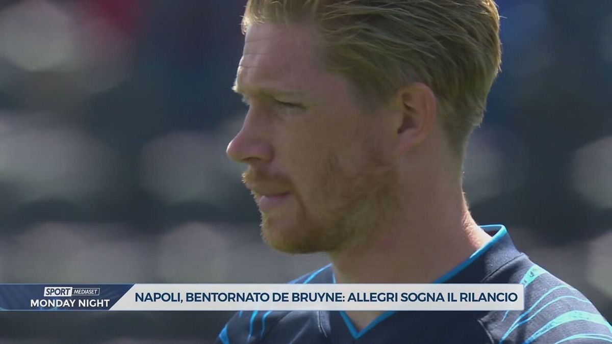Napoli, De Bruyne torna al centro