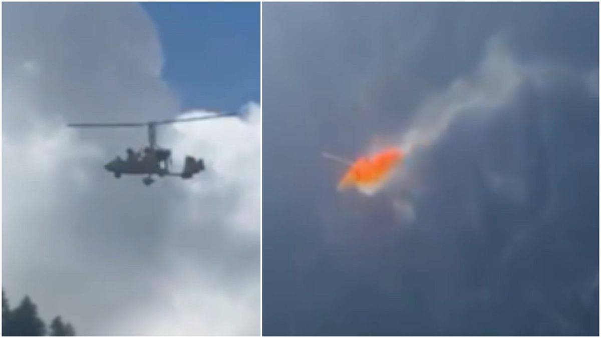 Piccolo velivolo centra i fili dell'alta tensione e precipita: due morti