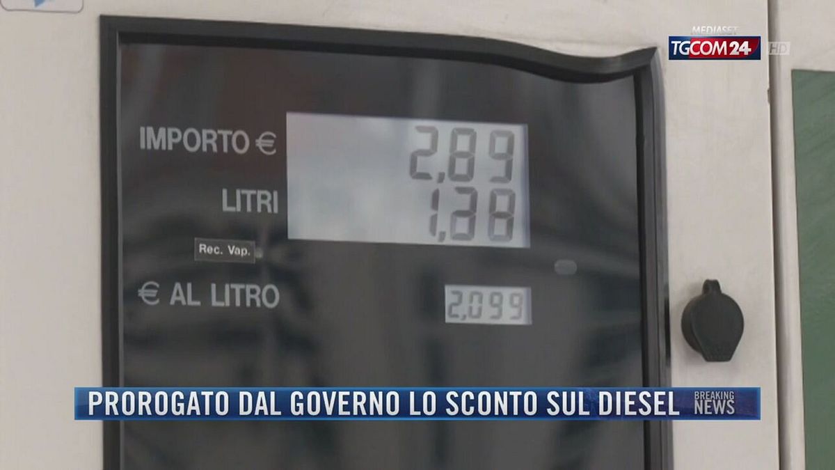 Breaking News delle 21.30 | Prorogato dal governo lo sconto sul diesel