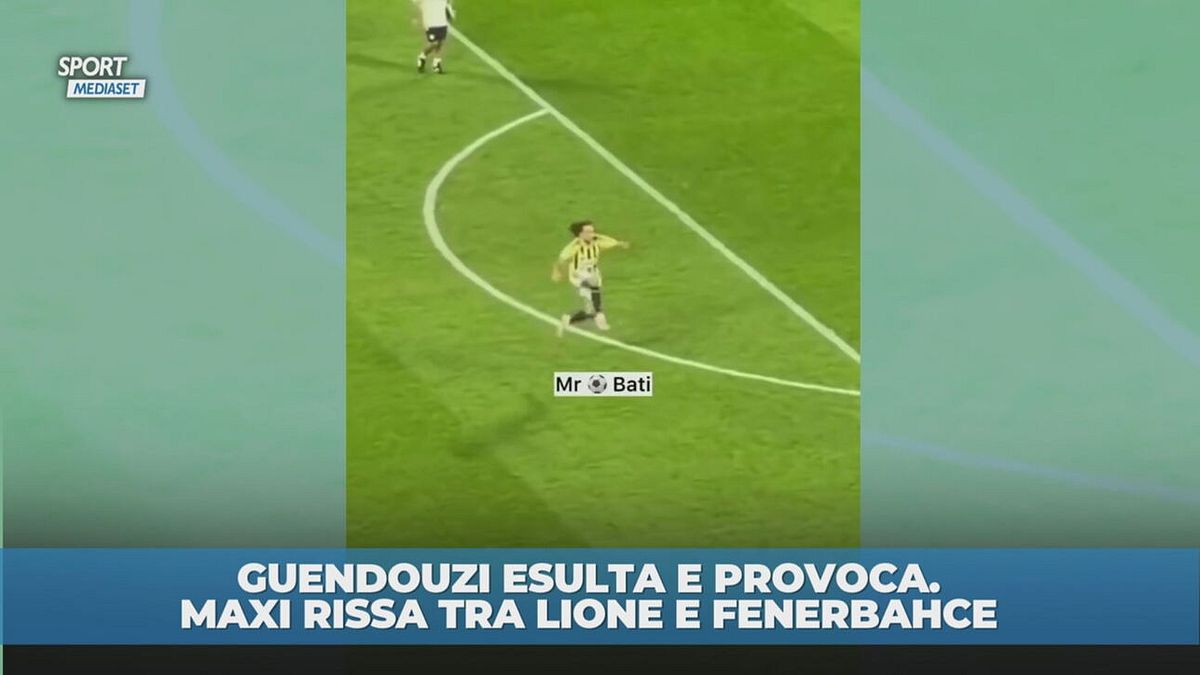 Maxi rissa sul finale di Lione-Fenerbahce