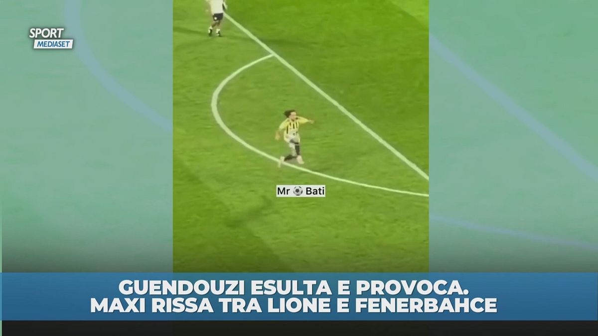 Maxi rissa sul finale di Lione-Fenerbahce