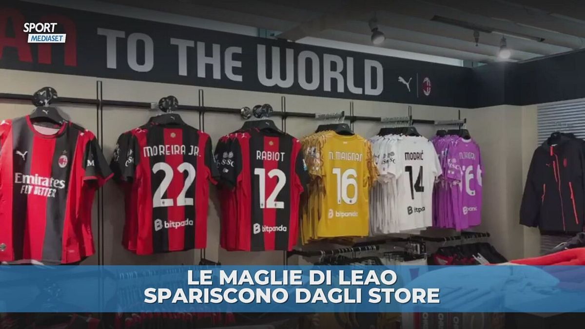 Leao: le maglie spariscono dagli store