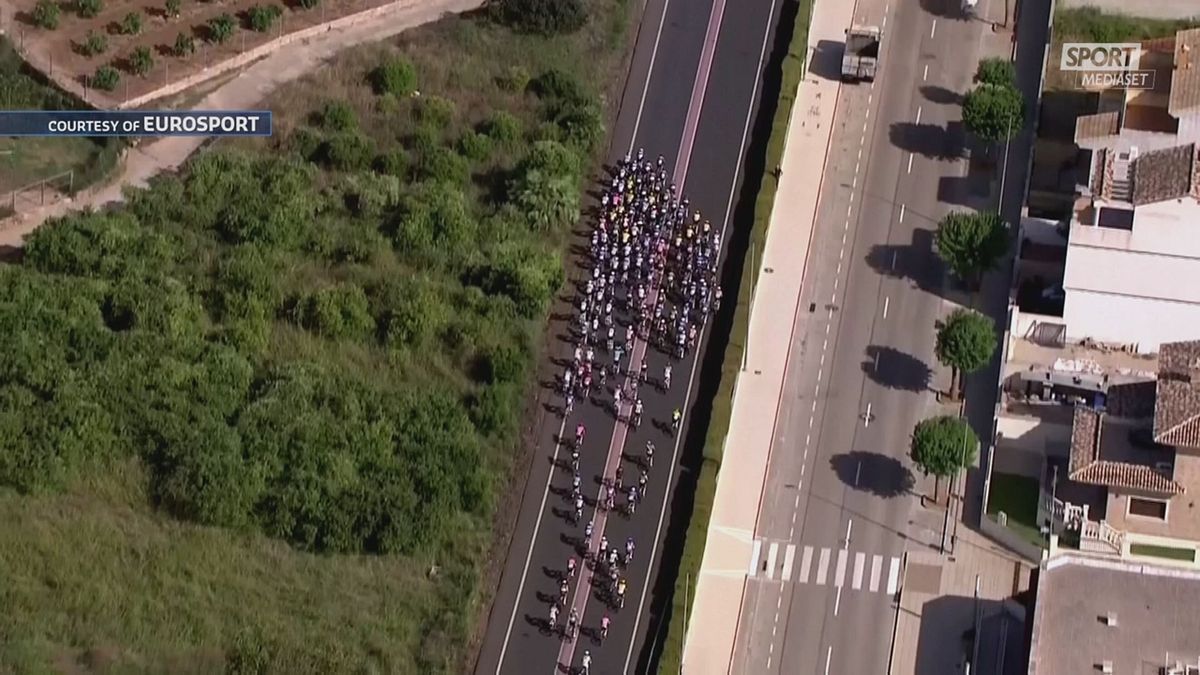 MCH POGACAR CADUTA E RITIRO VUELTA 29/8 MCH