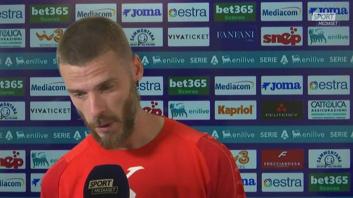 DICH DE GEA POST KO VIOLA CON FROSINONE 29/8 DICH