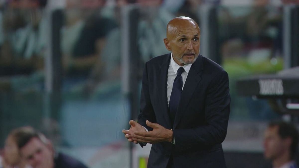 Spalletti festeggia, gli attaccanti no
