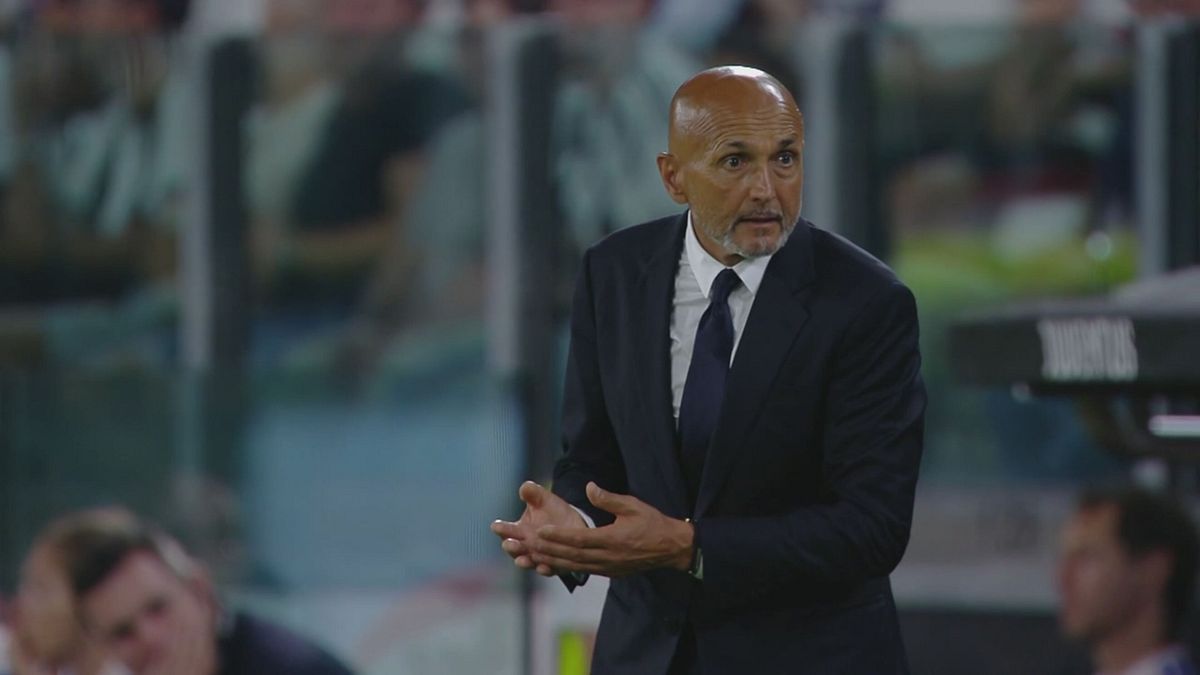Spalletti festeggia, gli attaccanti no