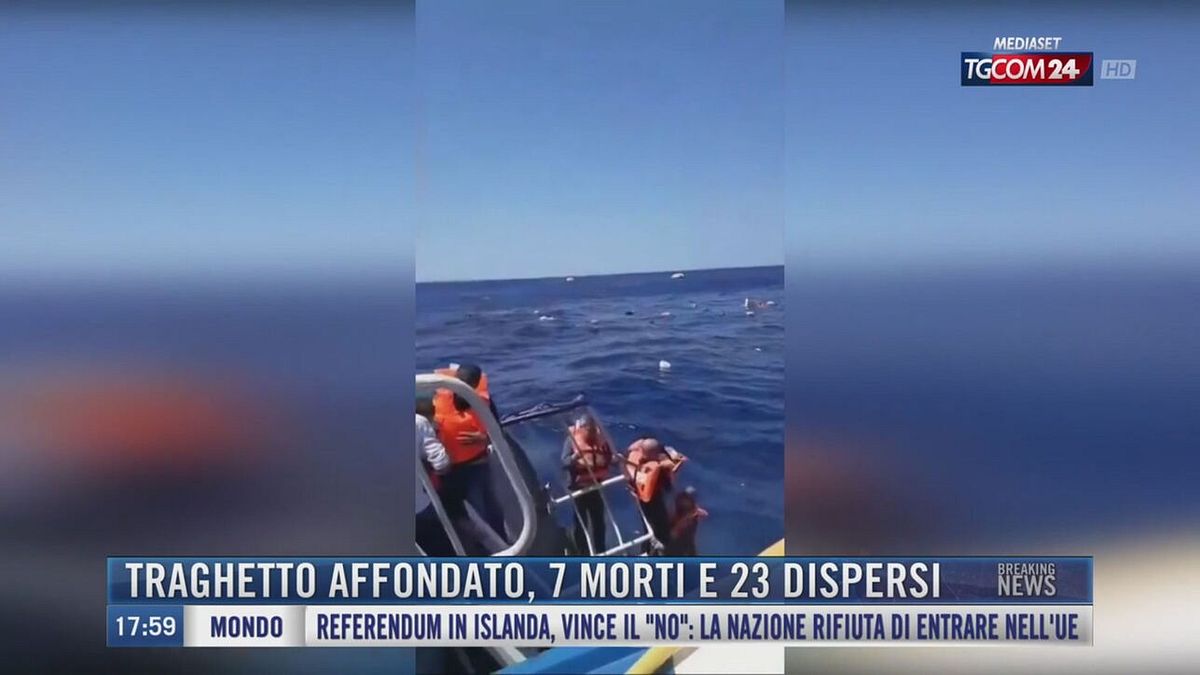 Breaking News delle 18.00 | Traghetto affondato, 7 morti e 23 dispersi