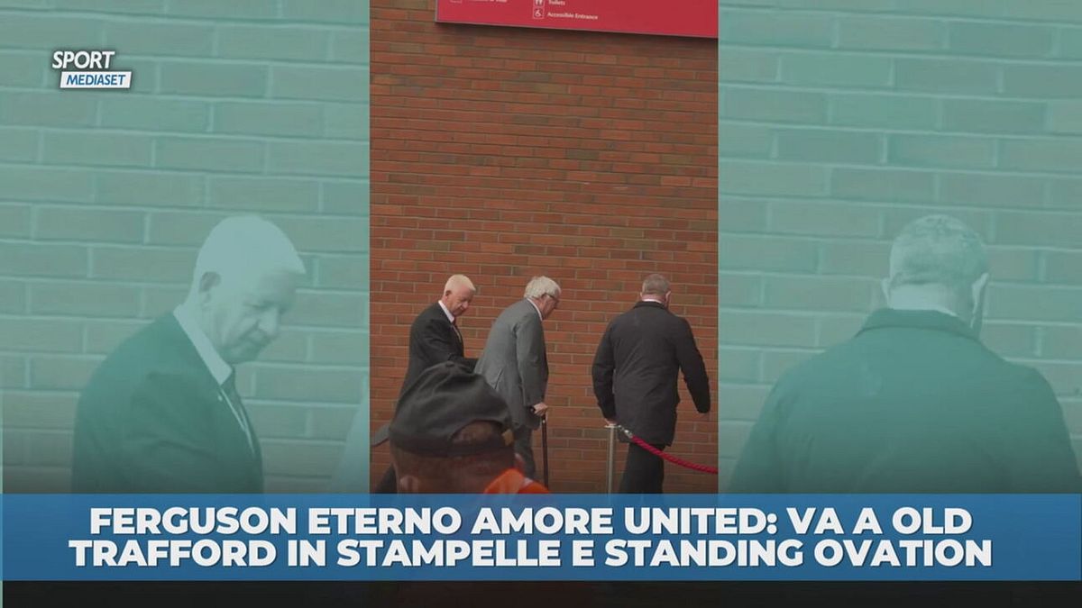 Ferguson da brividi: a Old Trafford in stampelle e standing ovation